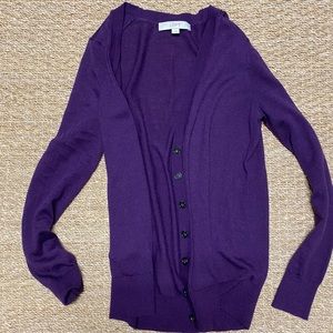 LOFT - Purple cardigan